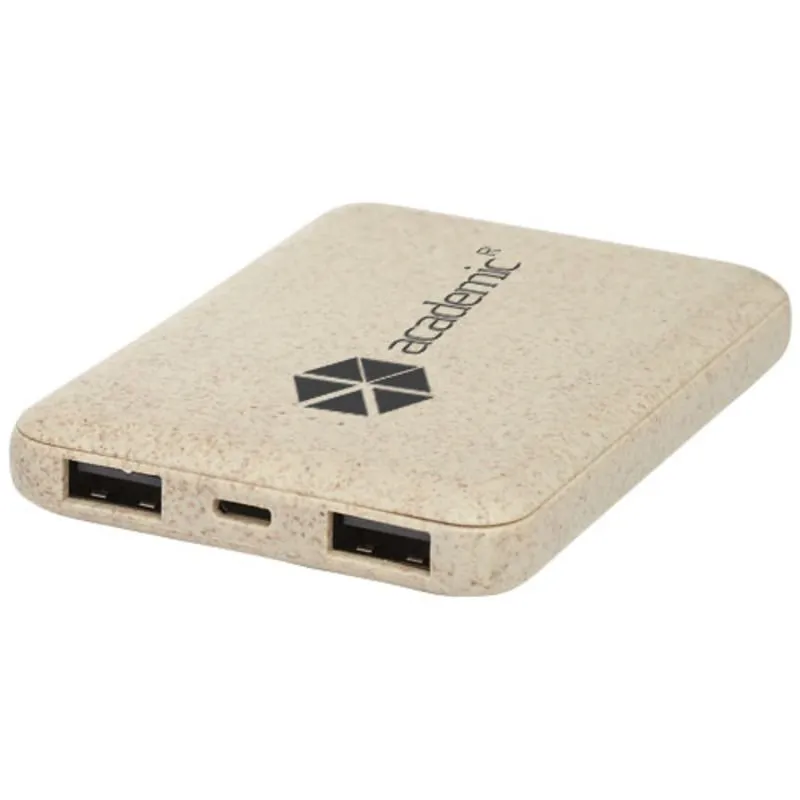 Batería externa de 5000 mAh de paja de trigo 'Asama'